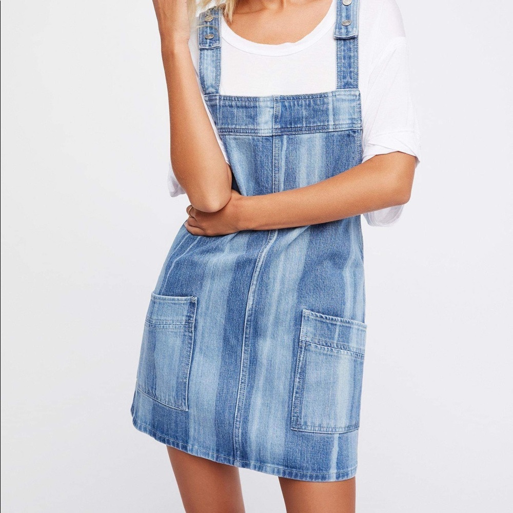Free People Jean Overall Dress